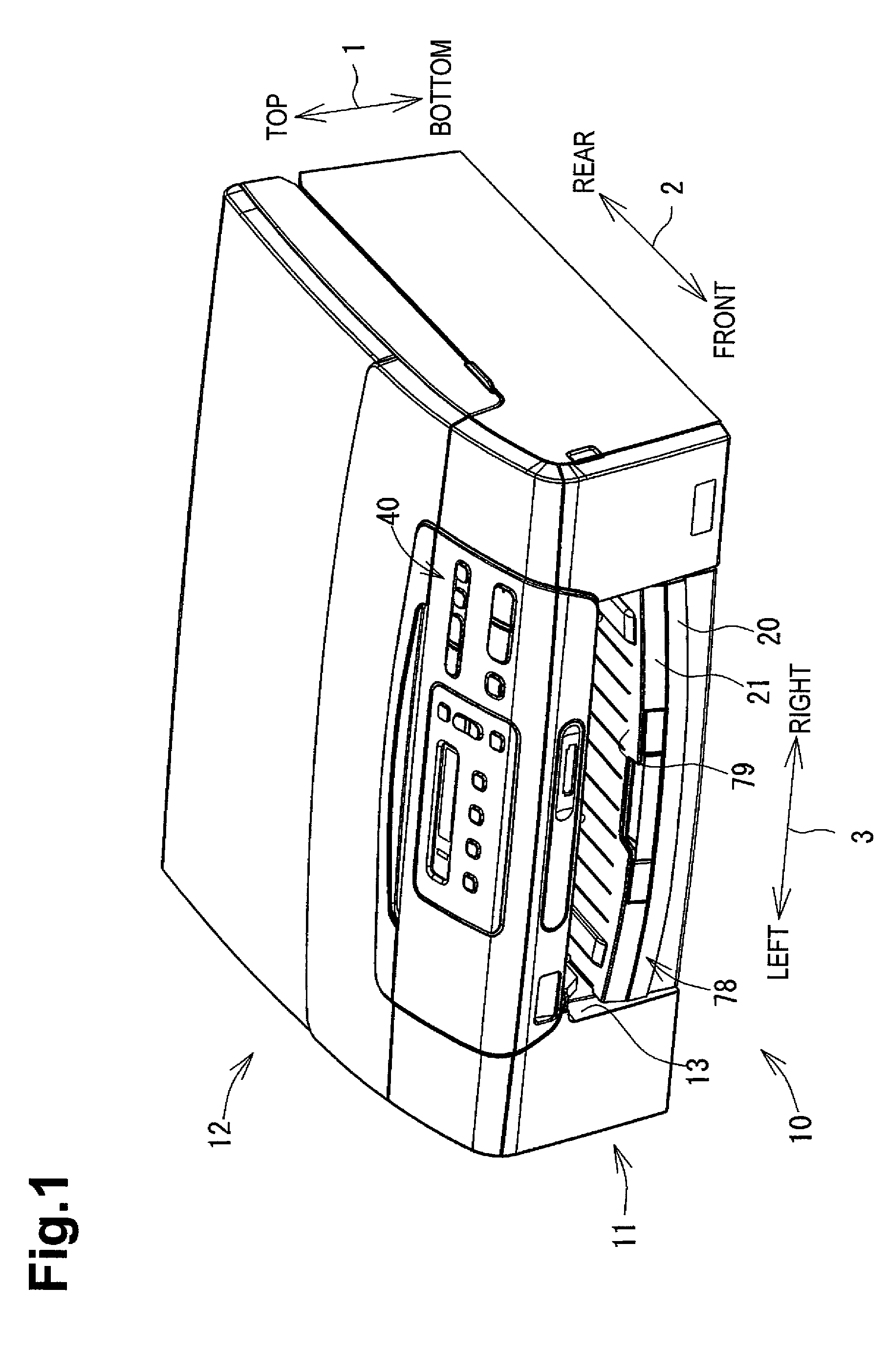 Feeding device and image recording apparatus with the feeding device