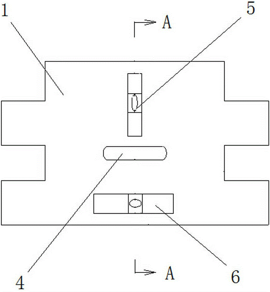 Efficient internal and external wall small-size face brick pasting mold