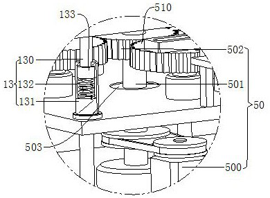 A split-flow die for aluminum alloy extrusion molding and its working method