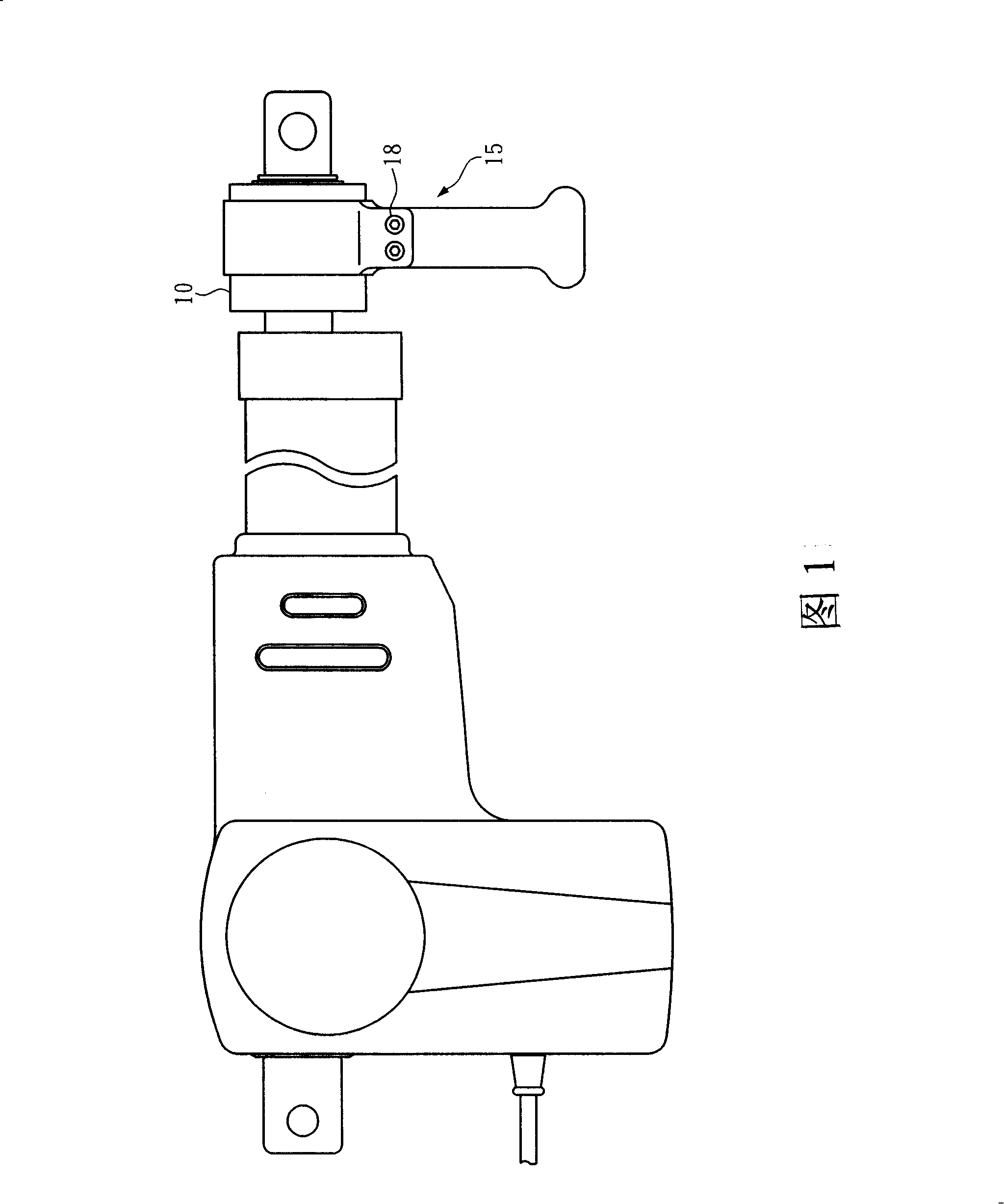 External control element of rapid loose device of linear actuator