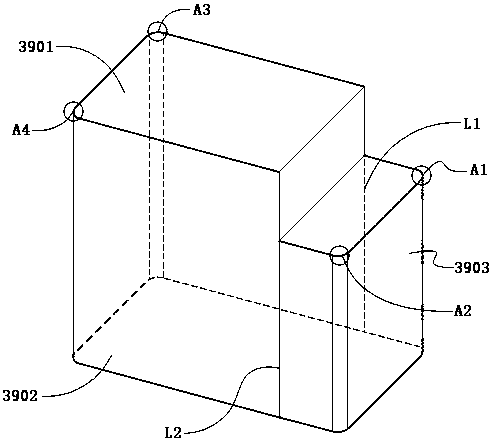 Method for preparing refrigerator liner by U-shaped large and small surrounding plates and Z-shaped baseplate