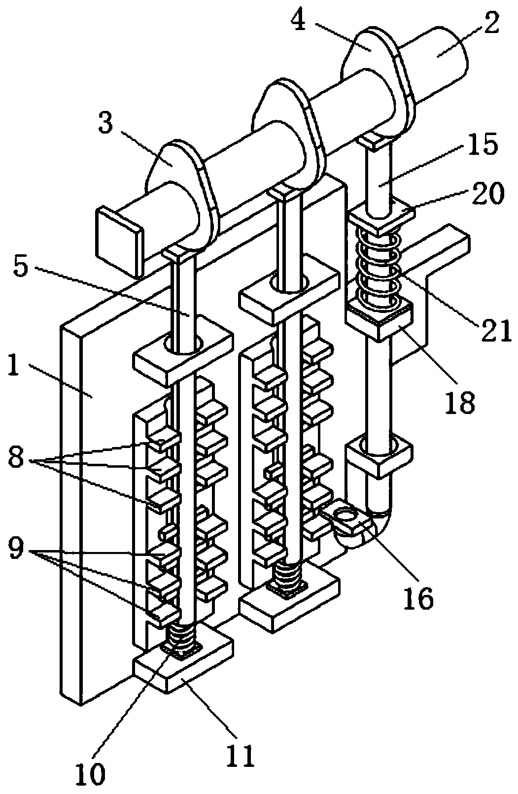 An earthing switch closing and opening indication and locking device