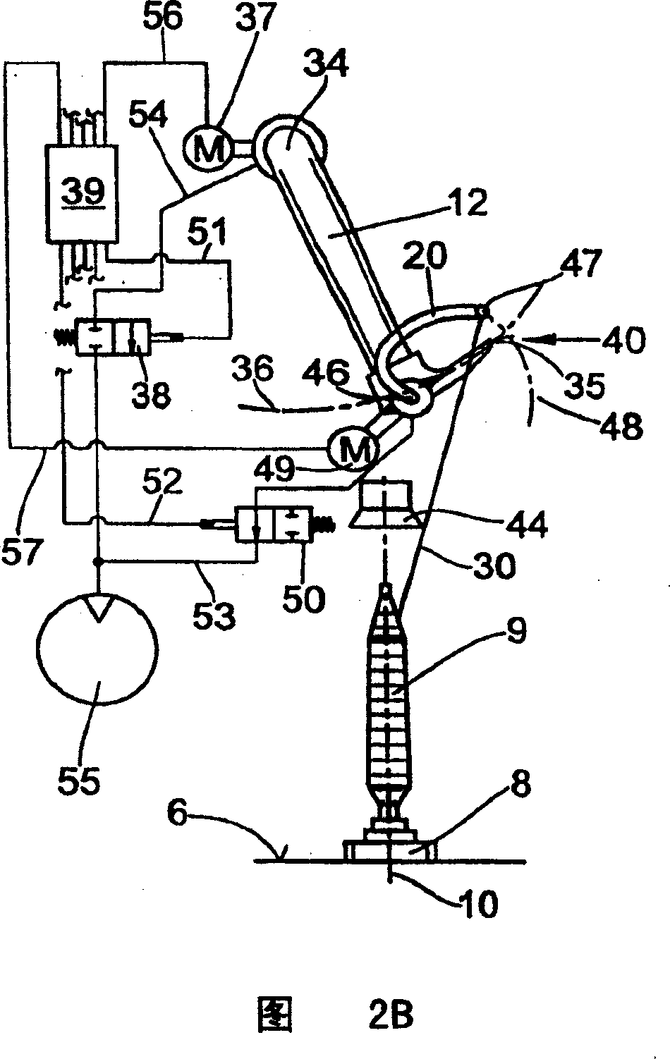 Method and device for starting working position of apparatus for manufacturing cross winding bobbins