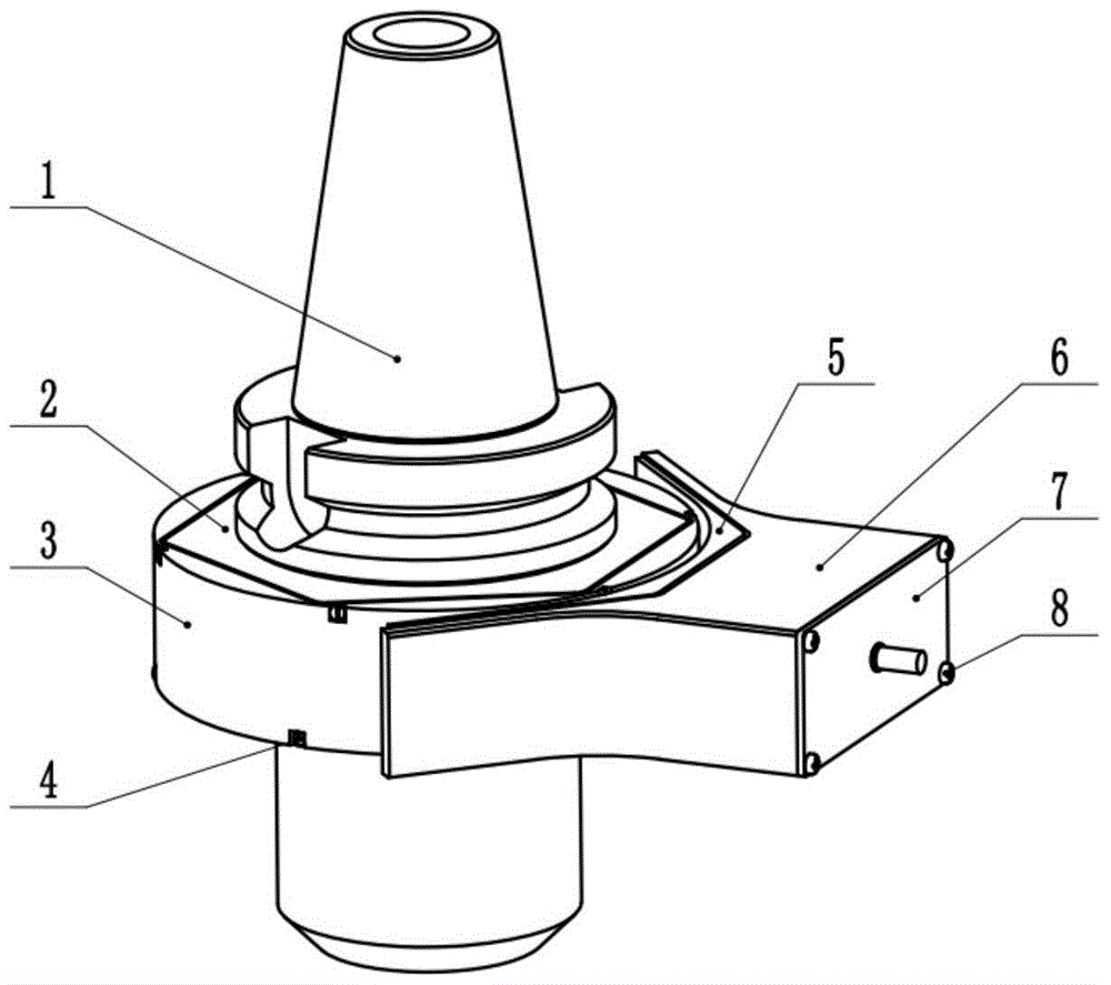 Non-contact power supply device for smart tool holder