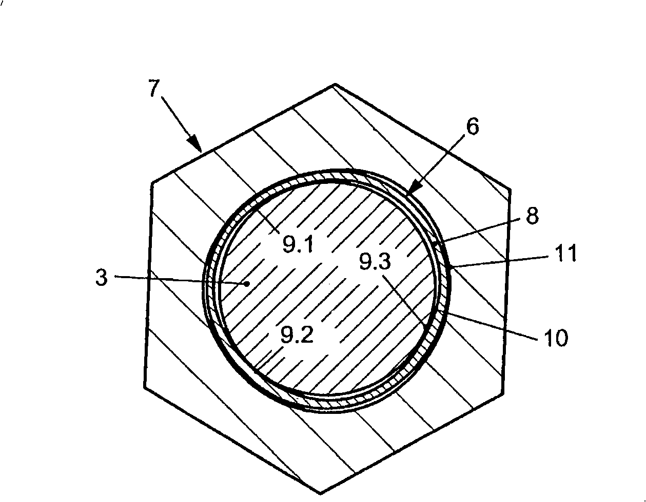 Clamping device for a device for machining workpiece