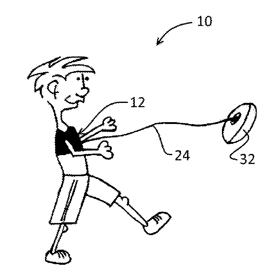 Elastic tethered practice balls