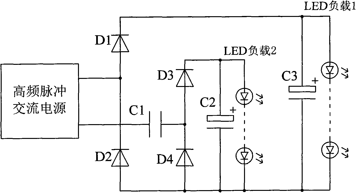 Drive circuit for realizing accurate constant current of multiple LEDs