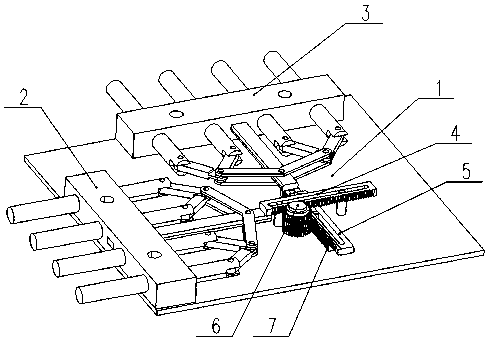 A bidirectional pressing device with multi-point pressing