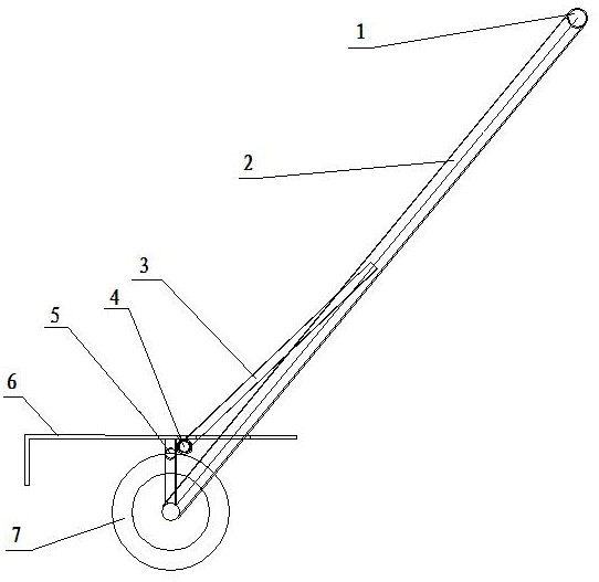 Manufacturing and operating method of automatic loading, unloading, moving and transporting labor-saving trolley