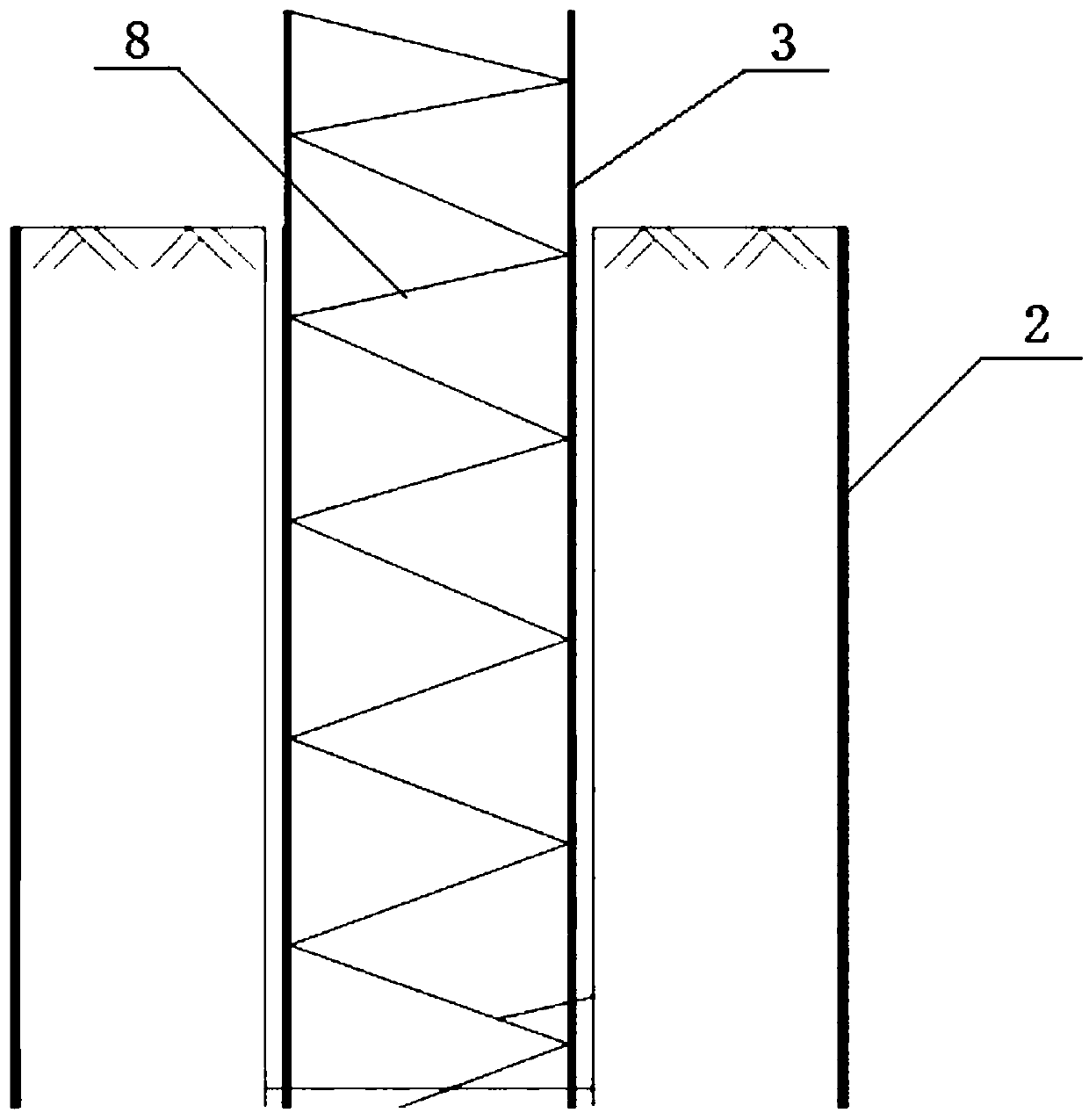 Foundation pile anti-corrosion system based on action of electric field