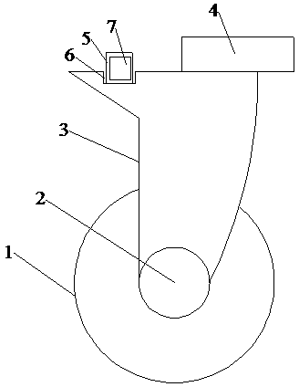 Universal wheel device for numerically-controlled lathe