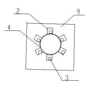 Percussive device of rotary kiln