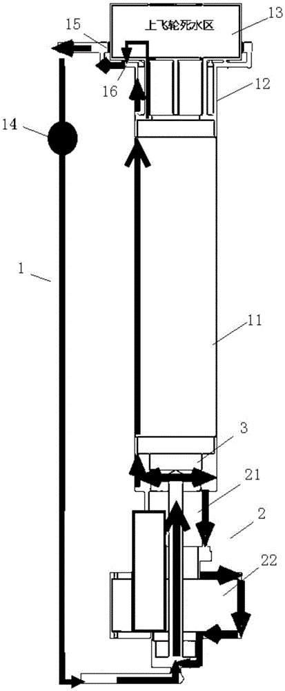 Temperature distribution measuring method of shielded nuclear main pump cooling system
