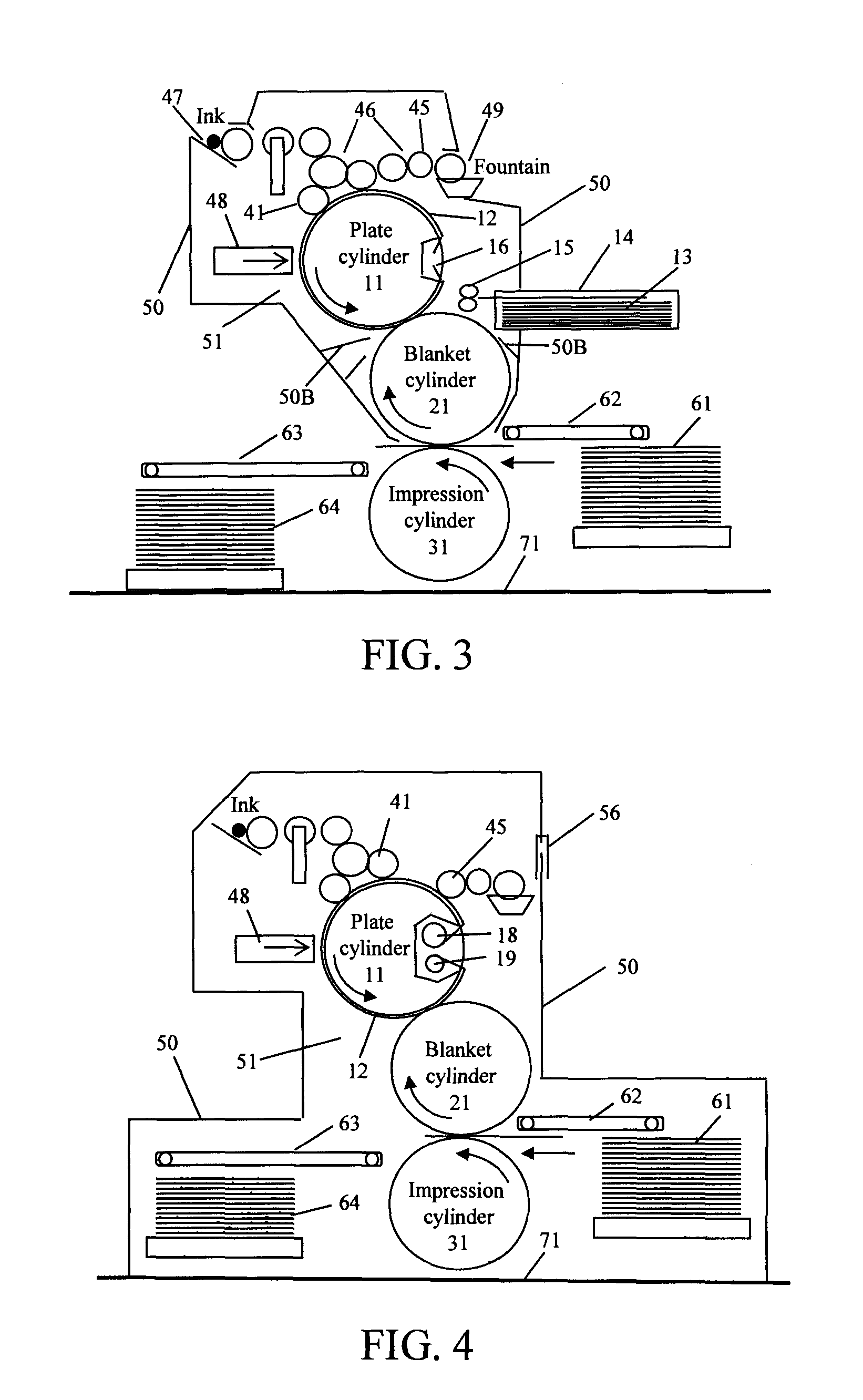 Lithographic printing press and method for on-press imaging laser sensitive lithographic plate