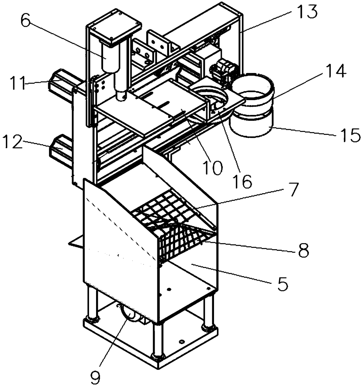 Automatic production device for aphidiidae products