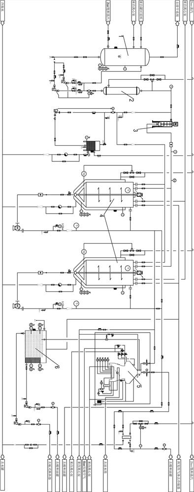 Soapstock oil foot acidification reaction system and process