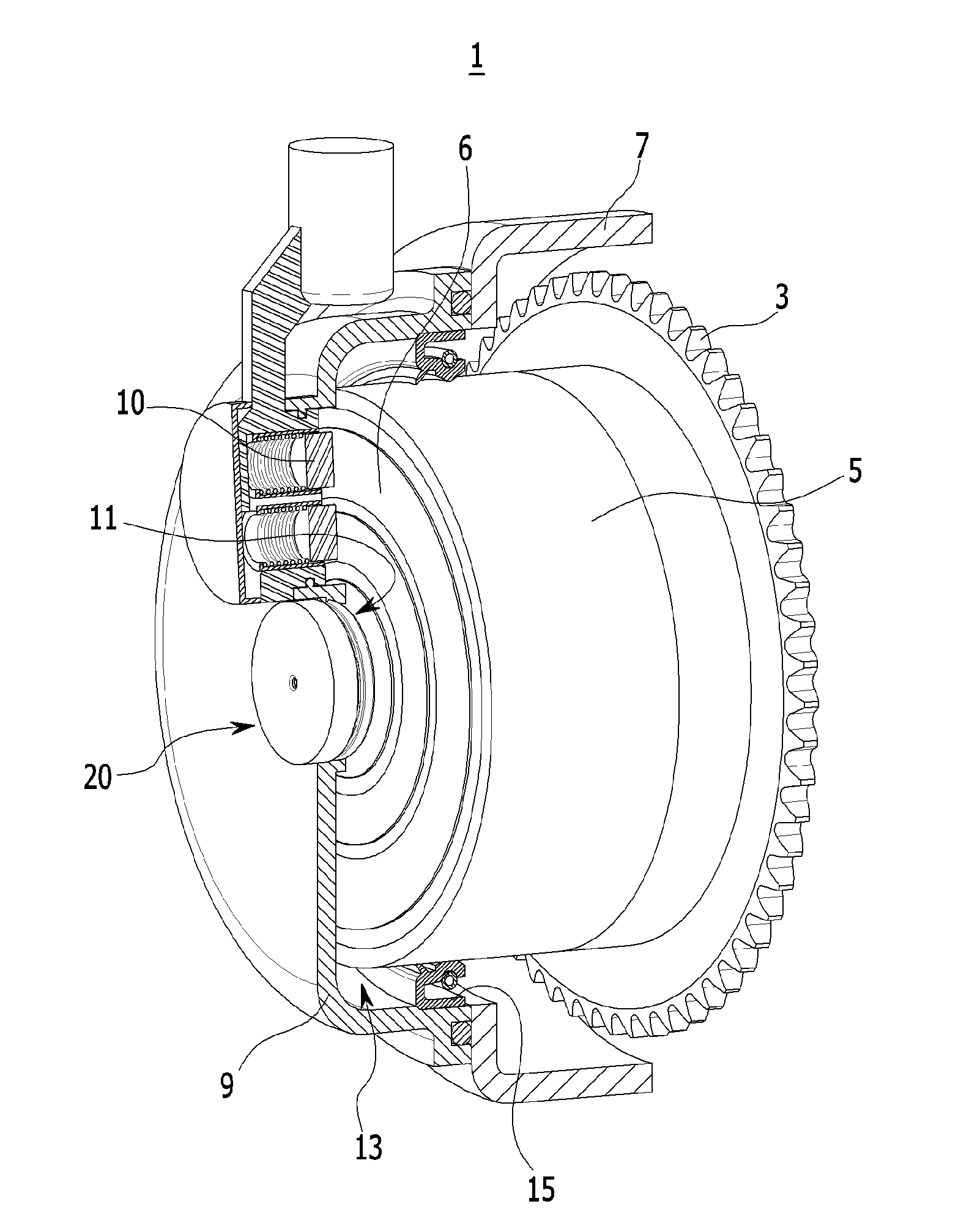 Continuously variable valve timing device