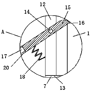 Convenient-to-use flagpole fixing structure for building construction