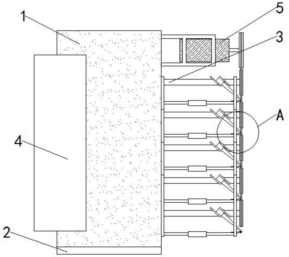 A three-dimensional embracing fixed-point drilling device