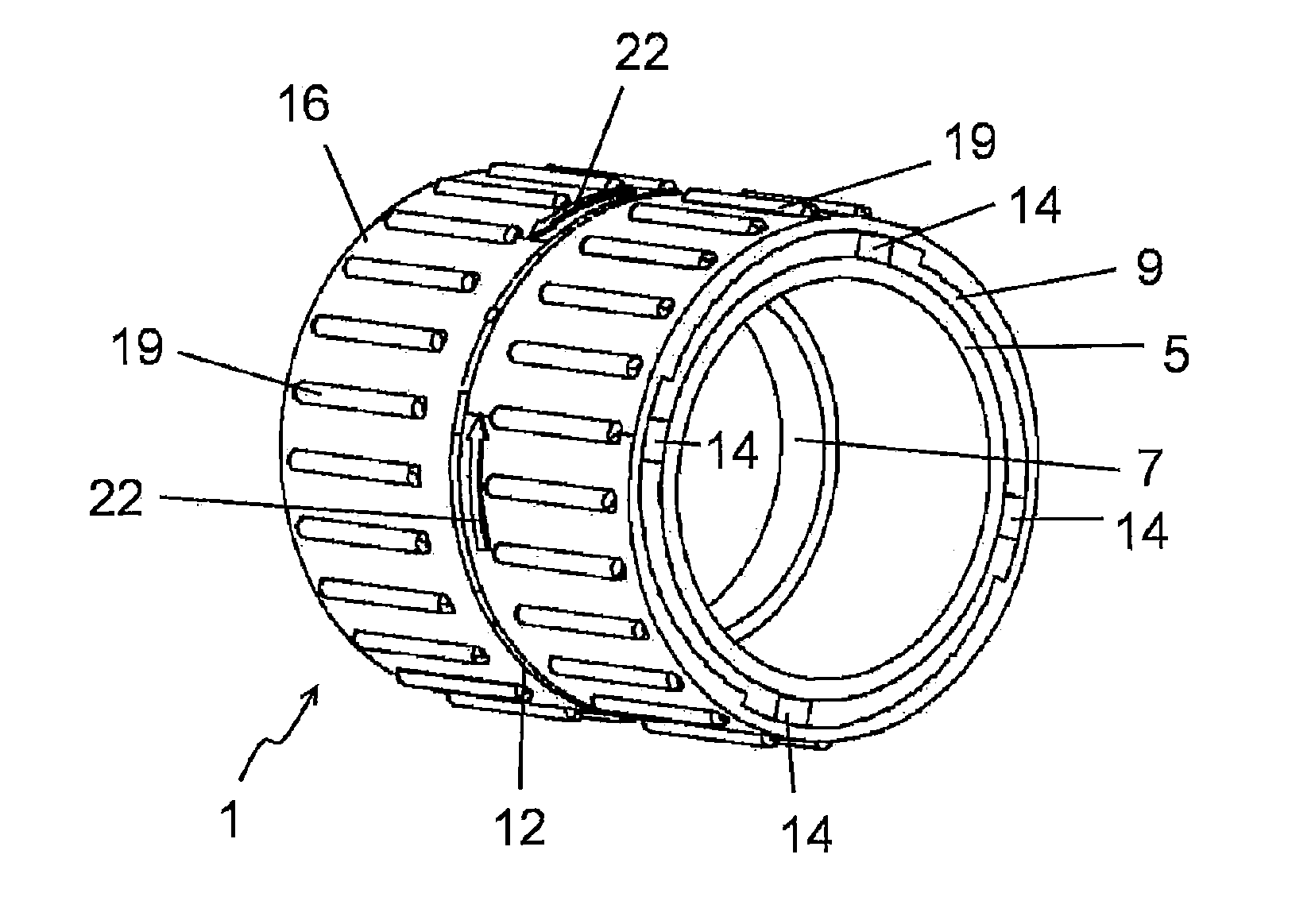 Component Connector for Connecting Cylindrical Components
