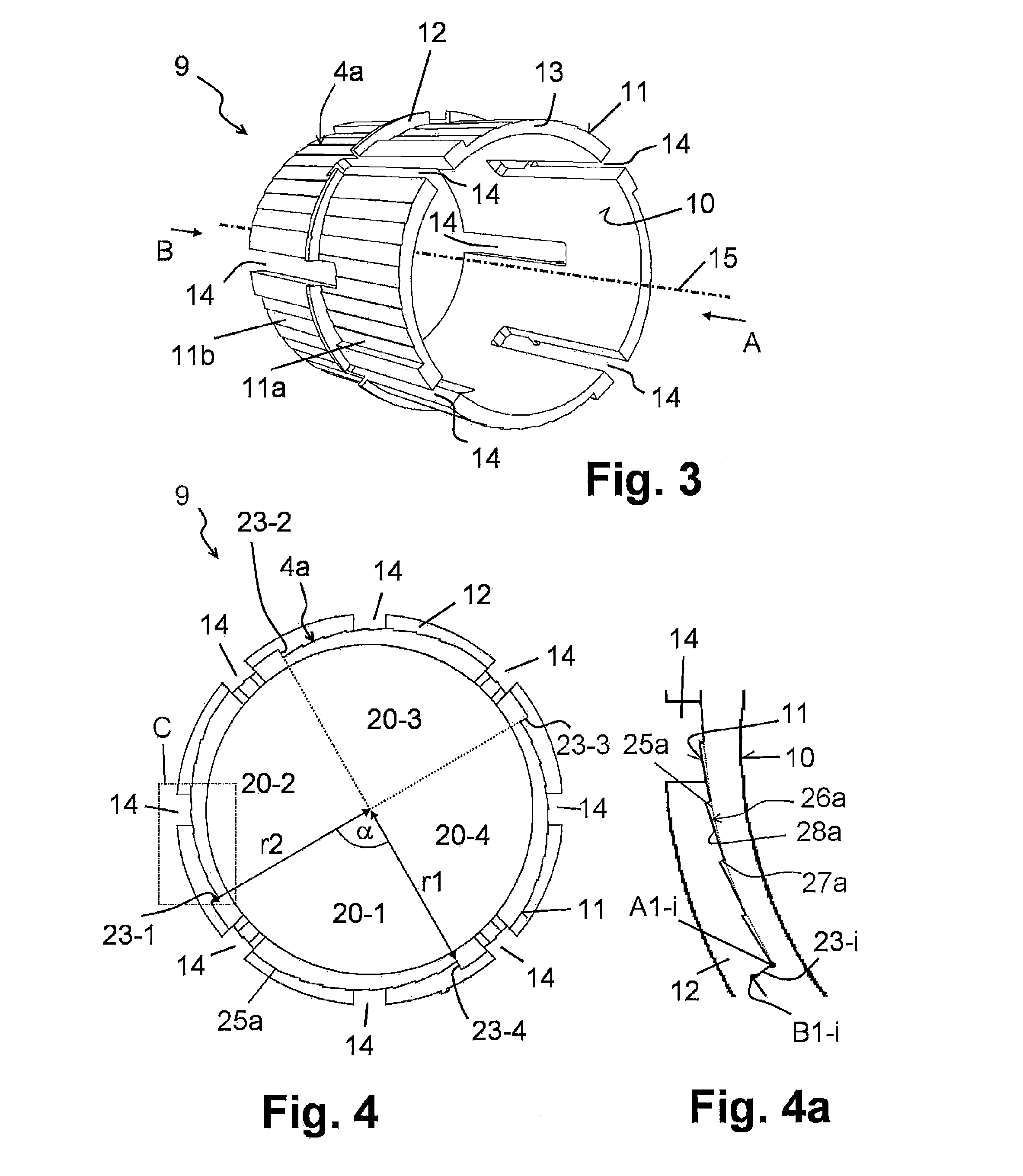 Component Connector for Connecting Cylindrical Components