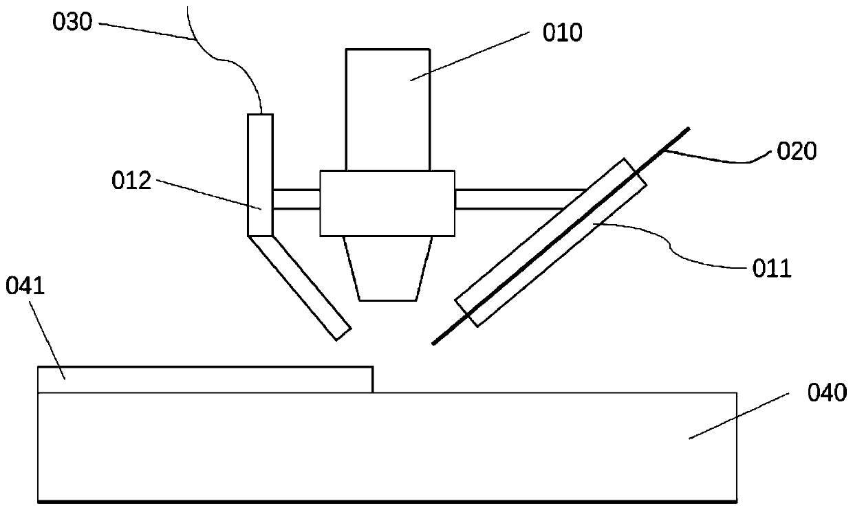 Combined electron beam additive manufacturing device and process