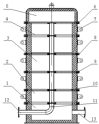 Carbonization-activation bilateral reaction furnace for producing active carbon by biomass