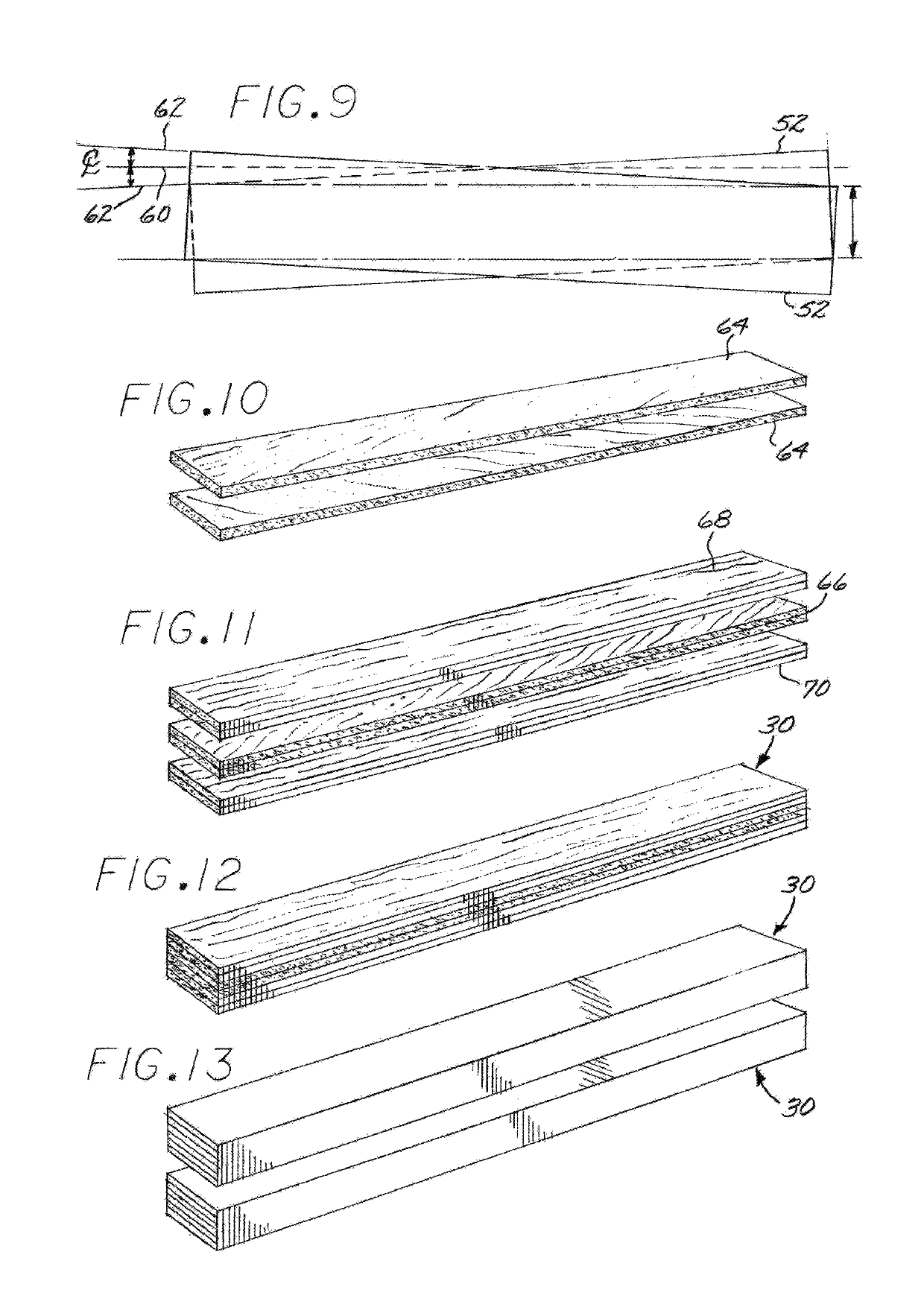 Bamboo laminated lumber and method for manufacturing