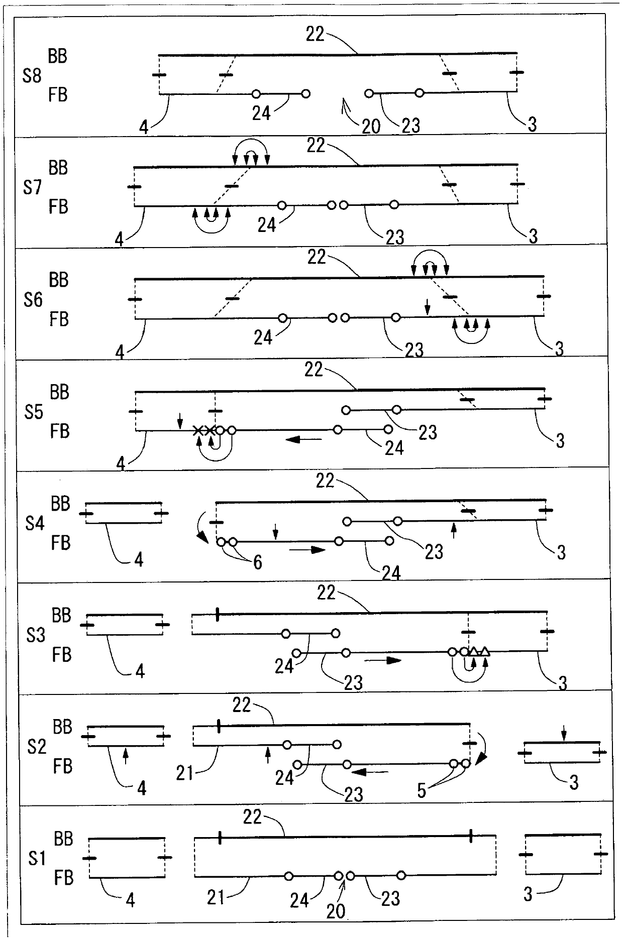 Knitwear knitting method