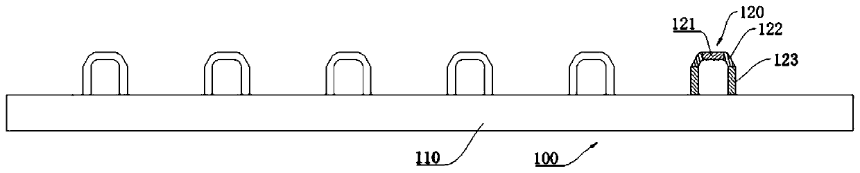 Foldable bus bar, circuit connection structure and imbricated assembly