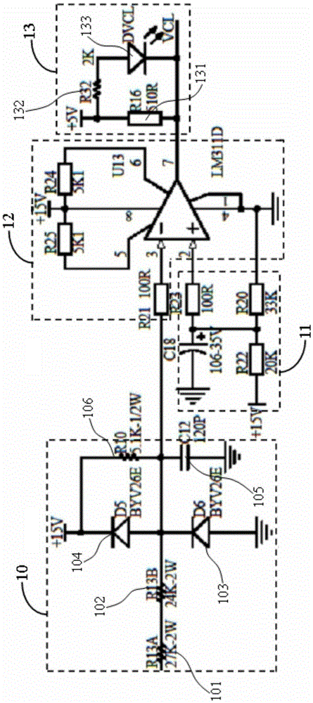 Electric spark discharging machining device special for PCD materials