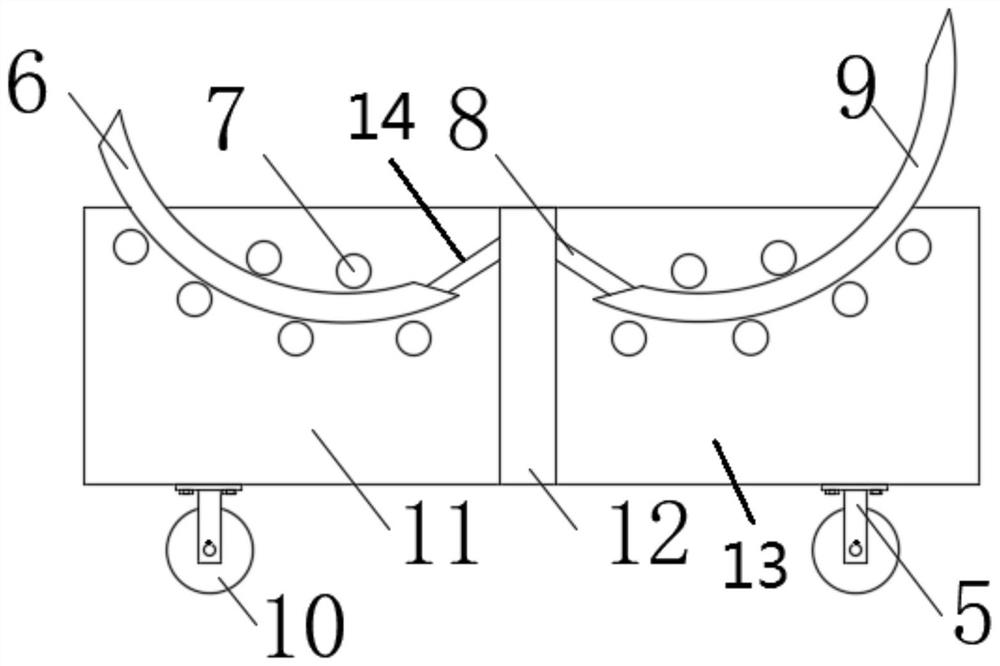 A tire handling system