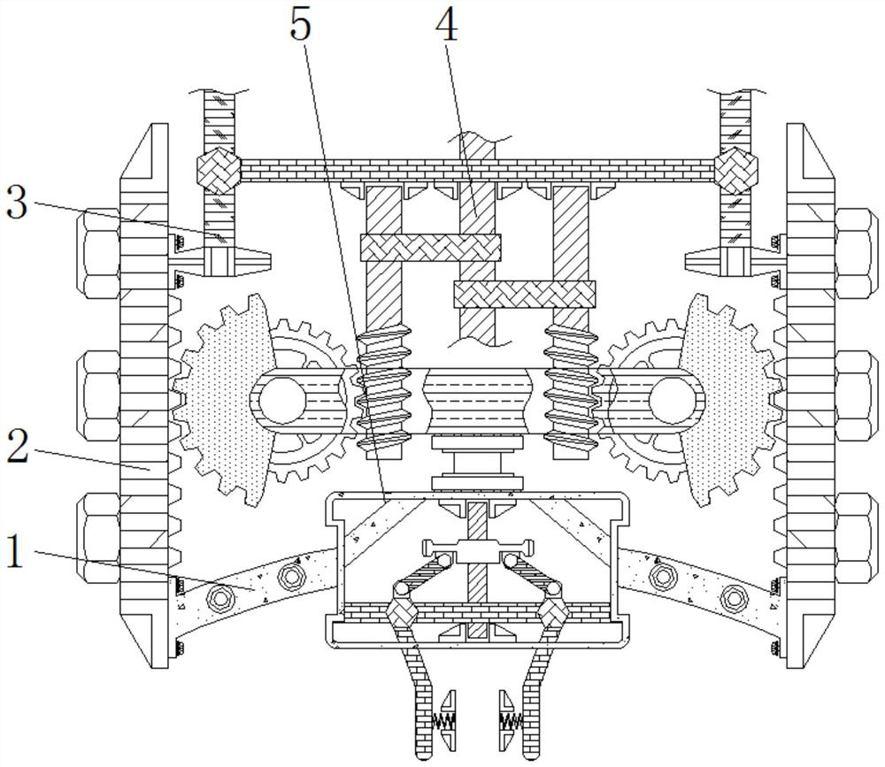 Industrial robot dismounting and mounting arm with high safety performance