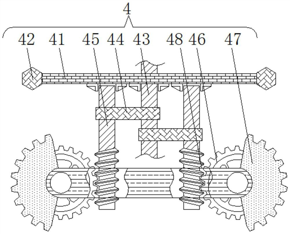 Industrial robot dismounting and mounting arm with high safety performance