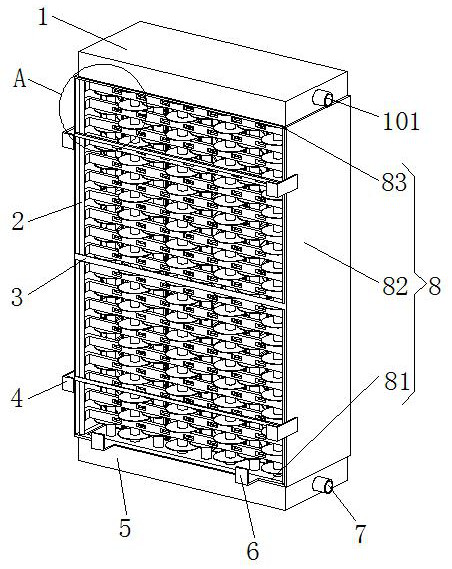 A warm air radiator