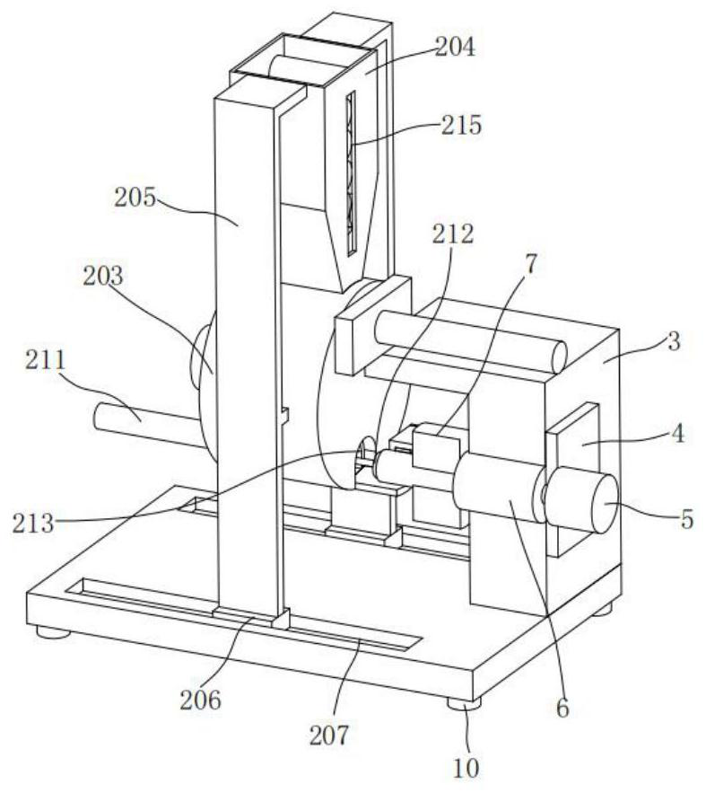 A solid shaft chamfering device