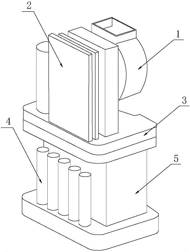 Atmospheric water generator with high water purification efficiency