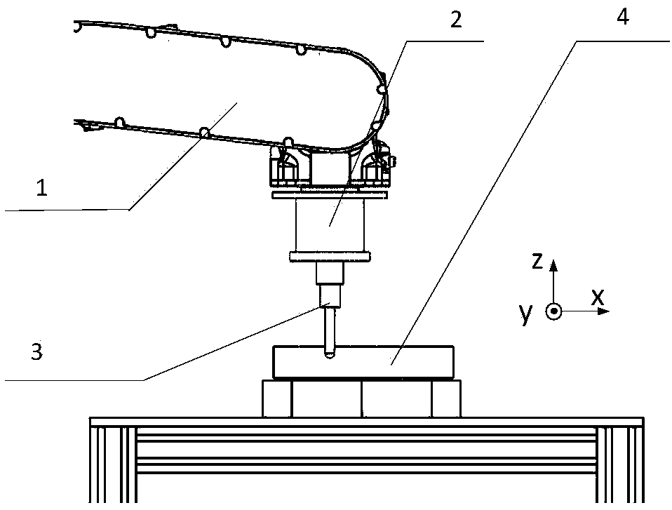 Method for tracking constant force surface of robot based on reinforcement learning