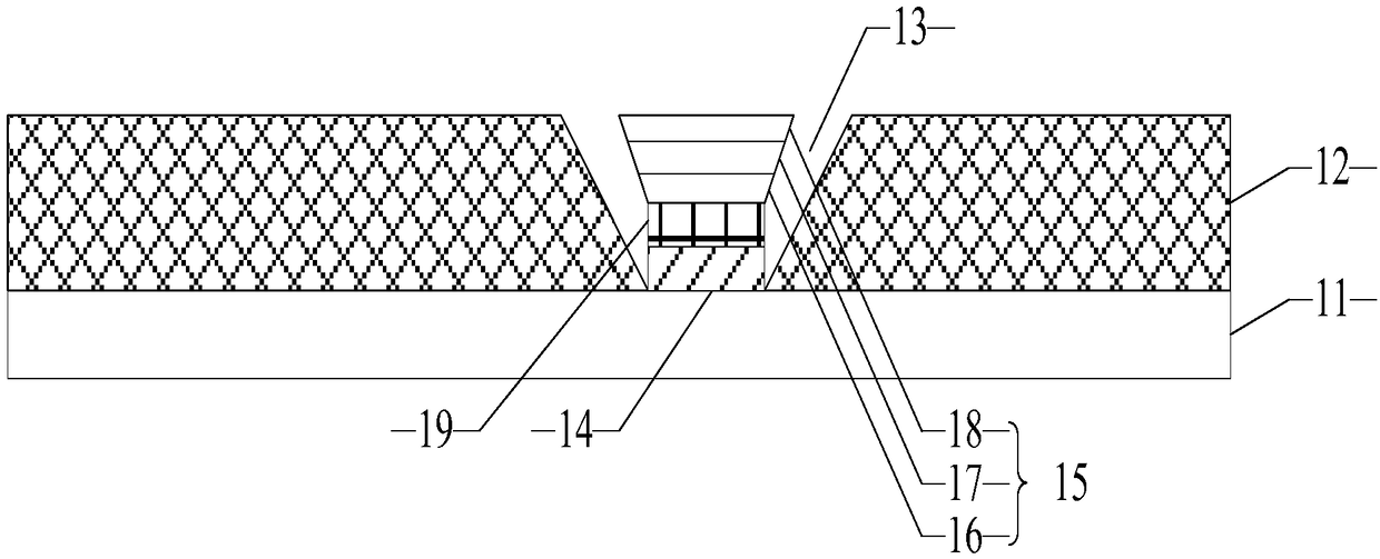A flexible LED display panel and electronic device