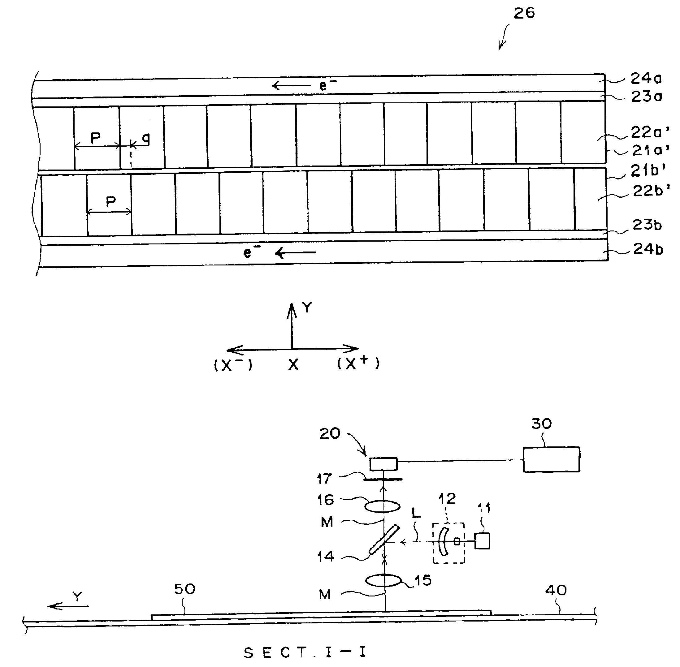 Radiation-image readout apparatus and line sensor to be deployed therein