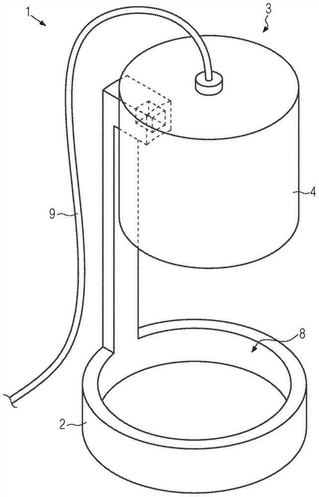 A lighting device with a lamp stand and a lighting unit