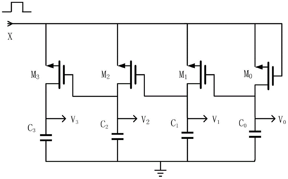 Single-power-key time delay state control PWM dimming circuit used for LED driver