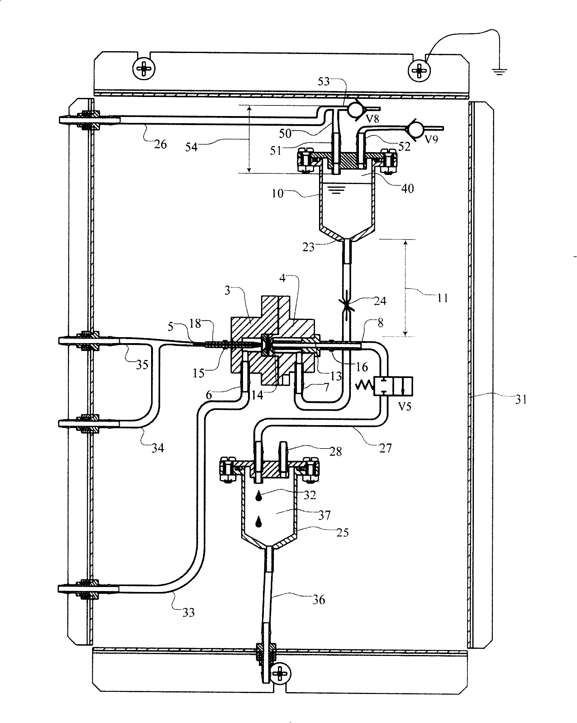 Particle analyzer of sheath-flow impedance method