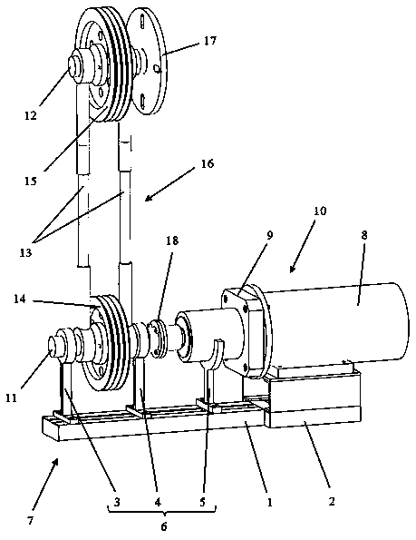 Engine rotational inertia measuring device