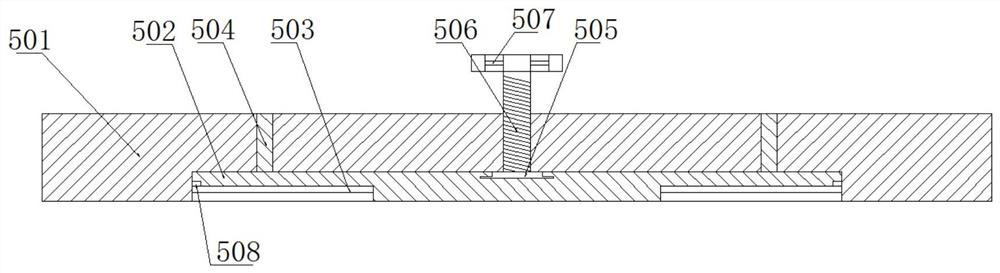 A long pre-embedded component with controllable flatness and method