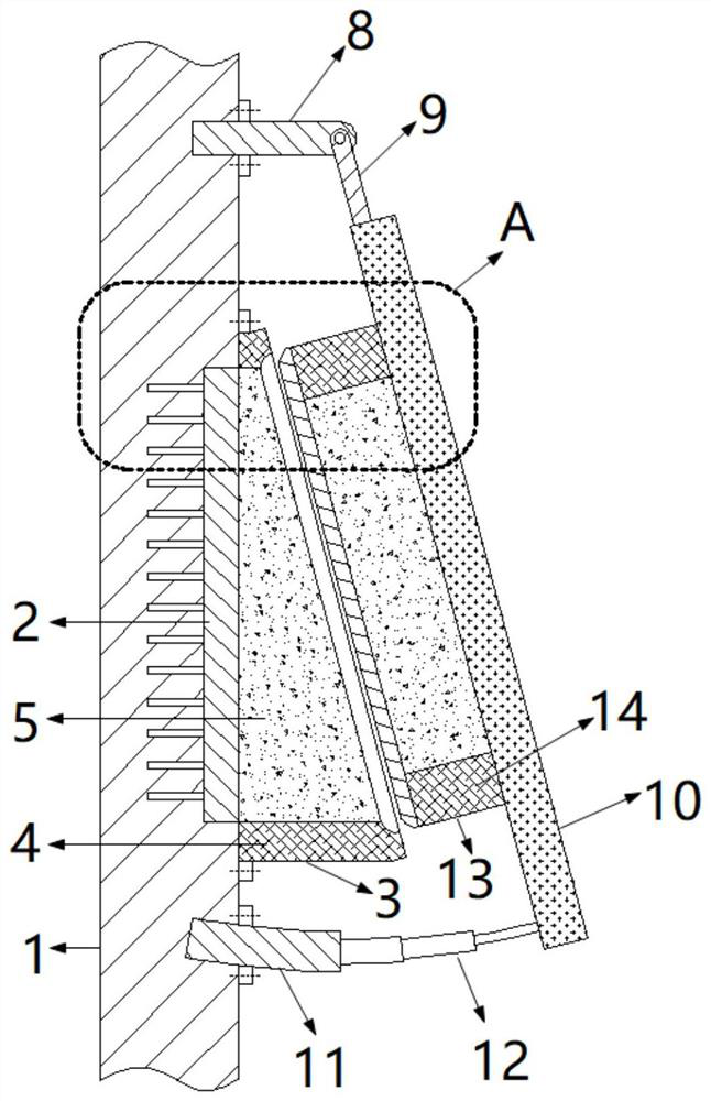 Photovoltaic carrying structure of fabricated building body and management and control system