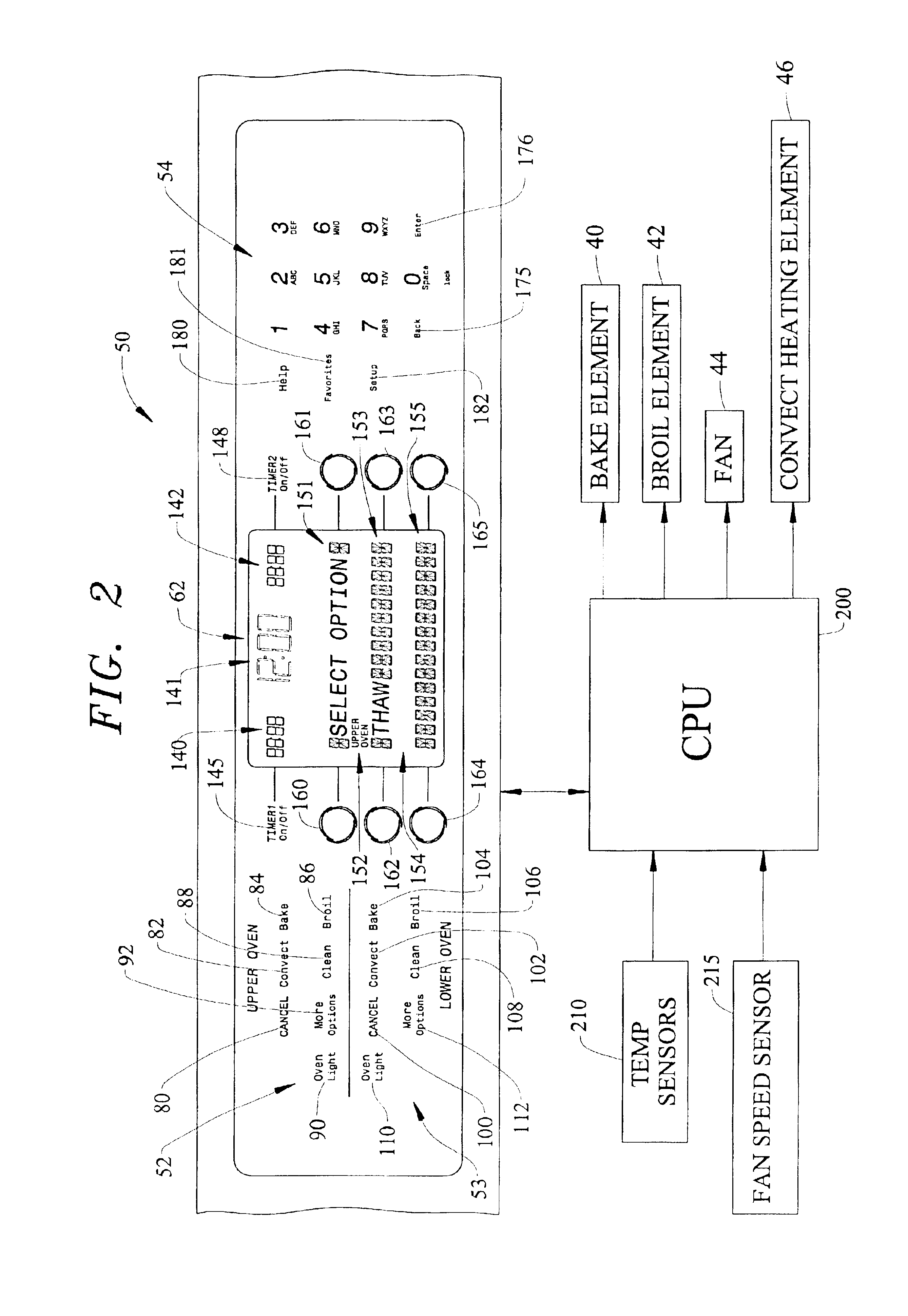 Thaw-server system for convection cooking appliance