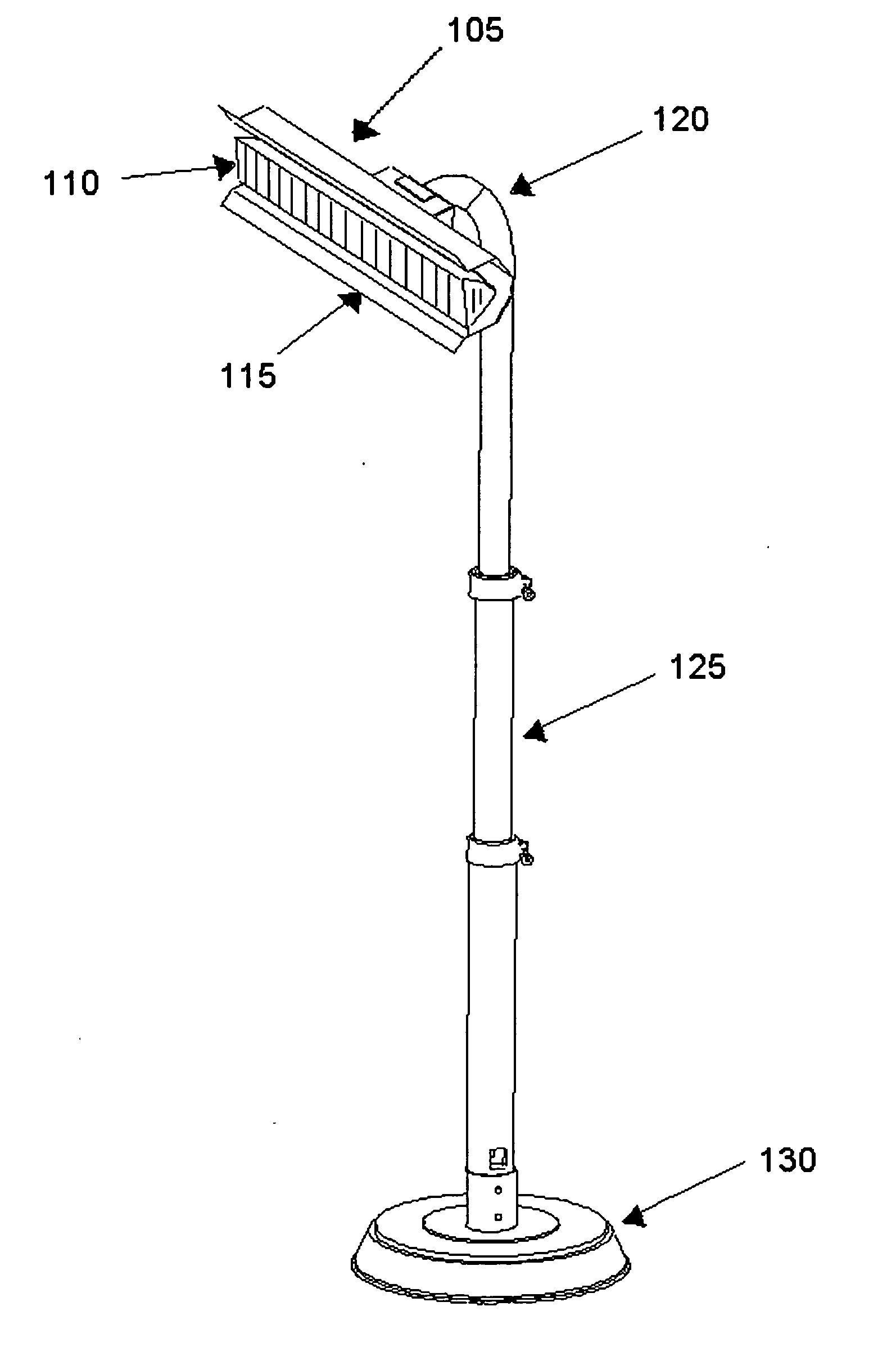 System of short-wave-infrared heater support assembly