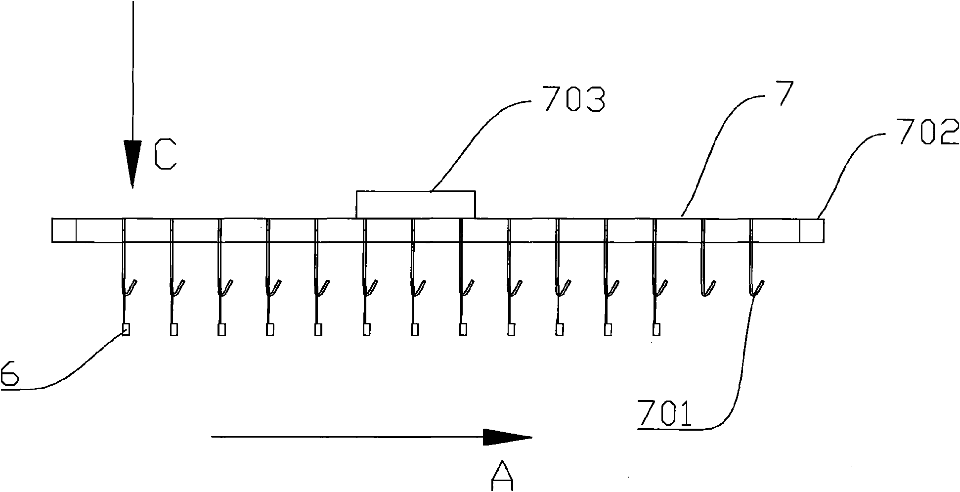 Selective plating device