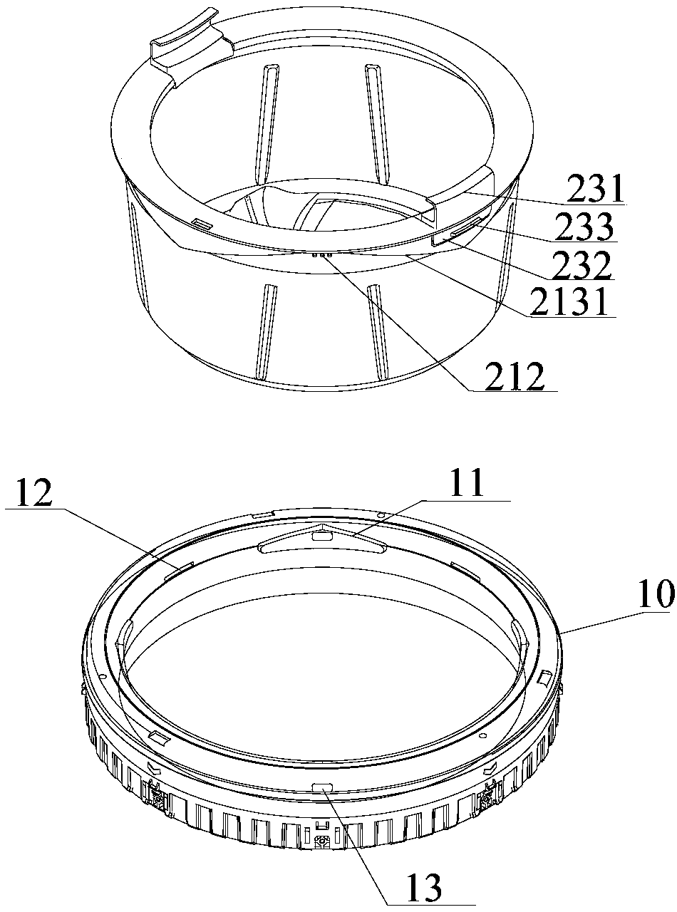 Washing machine and laundry basket assembly thereof